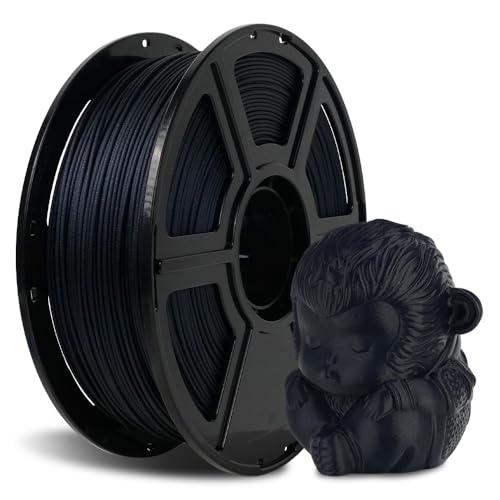 FLASHFORGE Kohlefaser PLA Filament 1.75mm, Kohlefaserverstärktes PLA 3D Drucker Filament, 1KG Spule Maßgenauigkeit +/- 0.02mm, hohe Festigkeit & hohe Abriebfestigkeit (PLA CF-Midnight Blue) von FLASHFORGE