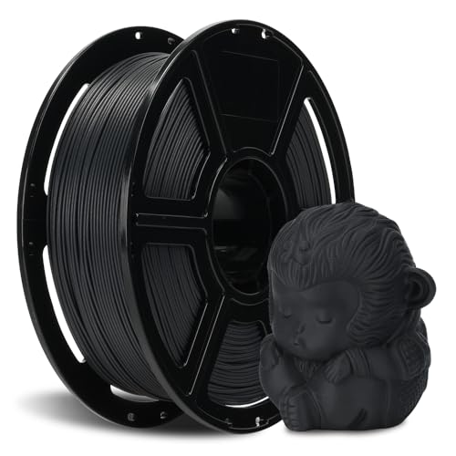 FLASHFORGE Kohlefaser PLA Filament 1.75mm, Kohlefaserverstärktes PLA 3D Drucker Filament, 1KG Spule Maßgenauigkeit +/- 0.02mm, hohe Festigkeit & hohe Abriebfestigkeit (Volcanic Rock Gray) von FLASHFORGE