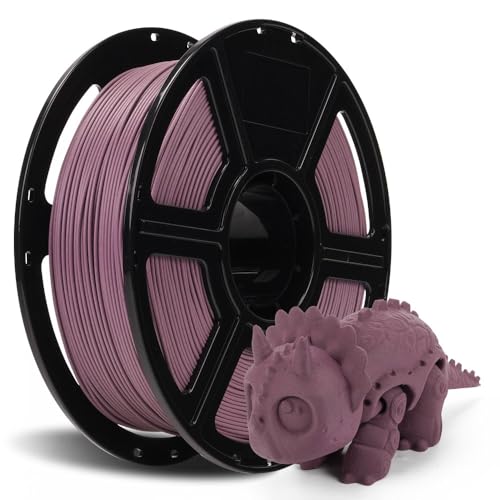 FLASHFORGE Kohlenstofffaser-PETG-Filament 1.75mm, Kohlenstofffaser PETG 3D Drucker Filament, 1KG Spule Maßgenauigkeit +/- 0,02mm, leicht & hitzebeständig & feuchtigkeitsfrei (Dusty Pink) von FLASHFORGE