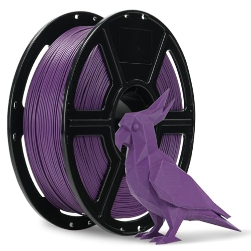 FLASHFORGE PETG CF 3D Drucker Filament 1.75mm,PETG Kohlefaser 1kg Filament, hitzebeständig, hohe Festigkeit und Steifigkeit, entwickelt für komplexe Modelle und Funktionsteile (Iris Lila) von FLASHFORGE