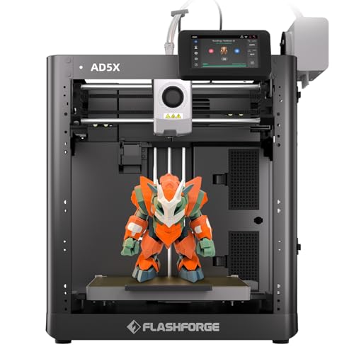 Flashforge Adventurer 5X 3D-Drucker mit mehrfarbigem, flexiblem TPU-Druck, maximale Geschwindigkeit: 600mm/s, Beschleunigung: 20.000mm/s, automatisches Nachfüllen von 4kg Filament Flashforge Adventurer 5X 3D-Drucker mit mehrfarbigem, flexiblem TPU-Druck, maximale Geschwindigkeit: 600mm/s, Beschleunigung: 20.000mm/s, automatisches Nachfüllen von 4kg Filament von FLASHFORGE