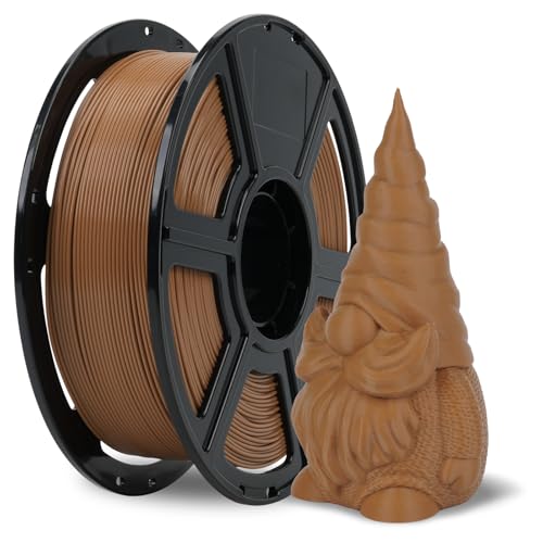 Flashforge HS PLA Filament 1,75 mm, 1 kg/2,2 lbs – Hochgeschwindigkeits-PLA für 3D-Drucker (HS PLA Hellbraun) von FLASHFORGE