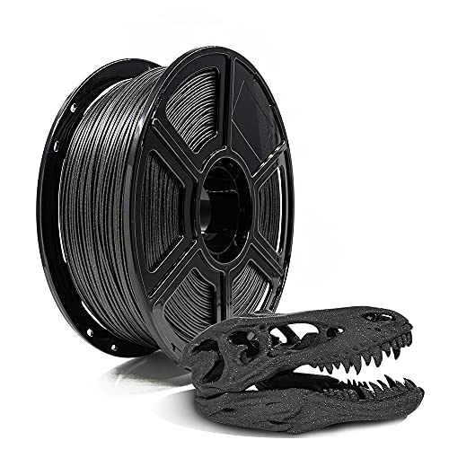 Flashforge PLA Galaxy 1,75 mm 3D-Drucker-Filamente (Galaxy mattschwarz, 1 kg) von FLASHFORGE
