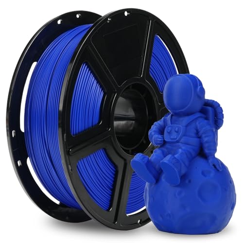 Flashforge PLA mattes 3D-Drucker-Filament 1,75 mm, 3D-Druckfilamente, 1 kg Spule, Maßgenauigkeit +/- 0,02 mm, umweltfreundlich, kein Rauch und kein Geruch (blau, PLA matt) von FLASHFORGE