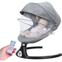 Babywippe, ausgestattet mit einem intelligenten Sensorsystem, einem elektrischen Schaukelstuhl und einer Bluetooth-Musikfunktion. von FLASIDU
