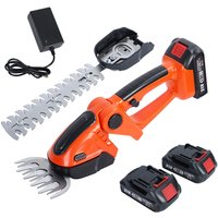 Elektrische Heckenschere, Akku-Heckenschere, Mini-Heckenschere und Grasschere 2 in 1.1500 mAh, 21 V Elektrische Heckenschere, Akku-Heckenschere, Mini-Heckenschere und Grasschere 2 in 1.1500 mAh, 21 V von FLASIDU
