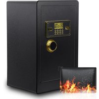 Flasidu - Elektronischer Passwort-Safe mit Vibrationsalarmfunktion und doppelter Passworteinstellung, schwarz. von FLASIDU