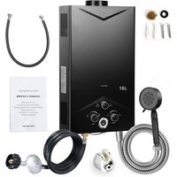 Gaswarmwasserbereiter, 16 l Fassungsvermögen, 4,21 gpm Wasserdurchflussrate, 70 °C maximale Wassertemperatur, mit Digitalanzeige. Gaswarmwasserbereiter, 16 l Fassungsvermögen, 4,21 gpm Wasserdurchflussrate, 70 °C maximale Wassertemperatur, mit Digitalanzeige. von FLASIDU