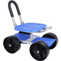 Kleiner mobiler Arbeitshocker, kann zum Sitzen auf einem drehbaren Werkzeugwagen für die manuelle Kommissionierung verwendet werden, Kleiner mobiler Arbeitshocker, kann zum Sitzen auf einem drehbaren Werkzeugwagen für die manuelle Kommissionierung verwendet werden, von FLASIDU