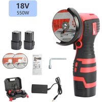 MINI Akku-Winkelschleifer-550W,-8V-Pure Copper Motor Electric Angle Grinder-Wood Polish Cutting Machine von FLASIDU