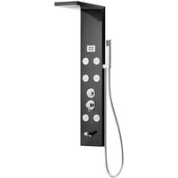 Multifunktionales Split-Duschset mit mehreren einstellbaren Spülmodi, 118 × 23 × 25 cm, schwarz. von FLASIDU