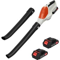 Staubsauger, elektrischer Laubbläser mit 2 Akkus und 1 Ladegerät von FLASIDU
