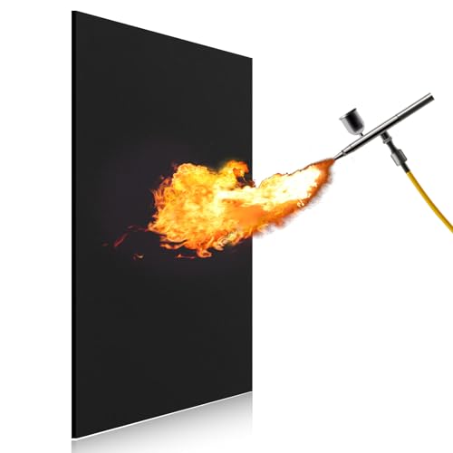 FLASLD Schweißdecke, feuerfeste Matte, hitzebeständiges Material bis zu 980 °C, schwer entflammbares Gewebe, Feuerfeste Unterlage 23x30 cm - Hitzeschutzmatte hitzebeständig von FLASLD