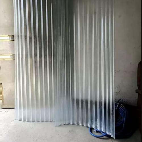 Frp-Tageslichtplatten, 1.2mm Gewellte Dachplatten, Dachpaneele Verkleidungspaneele, Wärmedämmende Frp-Tageslichtplatten, UV-beständige Welldachplatten, Welldachplatten (0.9×2.1m/35×83in,1pcs) von FLAVYO