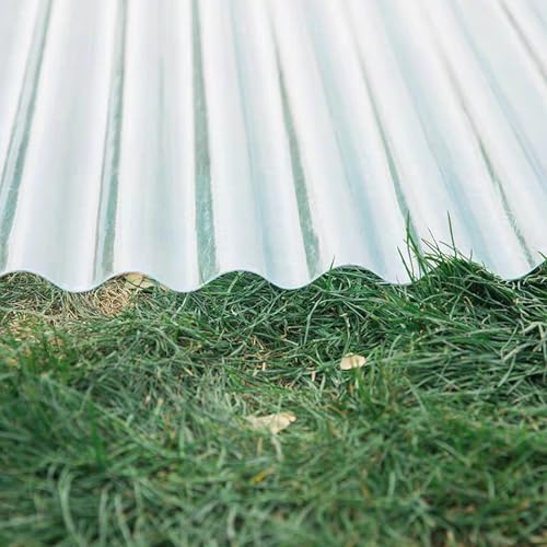 Tageslichtplatten, 2mm Dachpaneele Verkleidungspaneele, Wetterfest Wellbahn, Schlagfeste Dachziegel, Wärmedämmende Frp-Tageslichtplatten, Glasfaser-Tageslichtplatten (0.9×2m/35×79in,1pcs) von FLAVYO