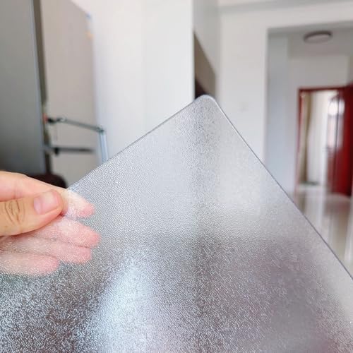 Transparente, Mattierte PVC-Tischschutzfolie, 2mm Weiche Glastischschutzfolie, Antibakterielle Und Geruchlose Hochwertige Tischschutzunterlage, Strapazierfähige (60x140cm/24x55in,A) von FLAVYO