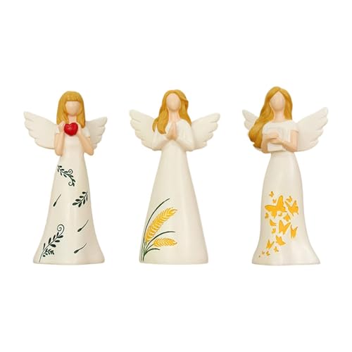 FLCPJGV 3X Engel Figuren Desktop Figuren Wohnkultur Kunstwerk Geschenk Mädchen Freundschaft FLCPJGV 3X Engel Figuren Desktop Figuren Wohnkultur Kunstwerk Geschenk Mädchen Freundschaft von FLCPJGV