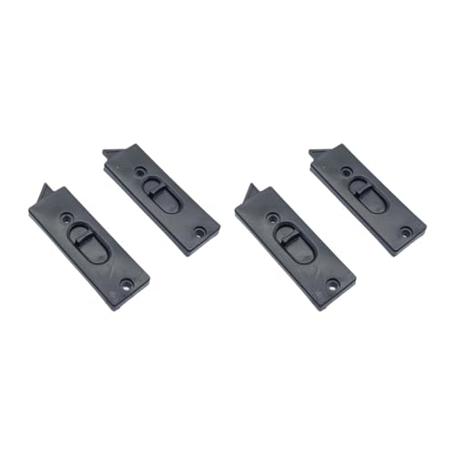 FLCPJGV 4 Stück Kippriegel Fensterriegel Kippmechanismus Und Ersatzteil Als Fensterbeschlag Langlebiger Schnappverschluss für Sicheren Halt für Die Fenstermo, Schwarz, L FLCPJGV 4 Stück Kippriegel Fensterriegel Kippmechanismus Und Ersatzteil Als Fensterbeschlag Langlebiger Schnappverschluss für Sicheren Halt für Die Fenstermo, Schwarz, L von FLCPJGV