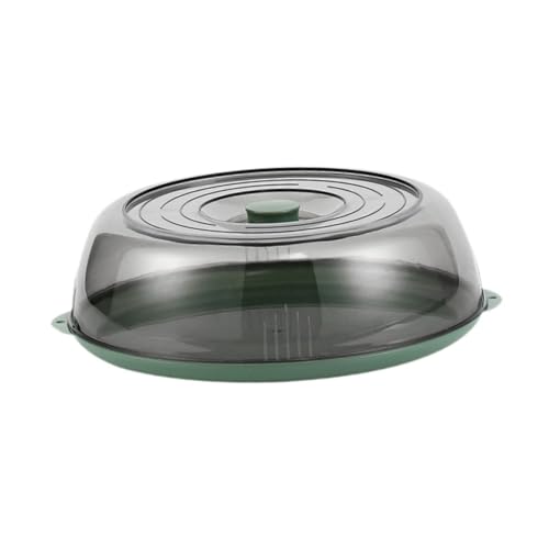 FLCPJGV Abdeckung für Teller, 28 cm, Mikrowellen Spritzschutz, Grün von FLCPJGV