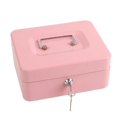 FLCPJGV Aufbewahrungsbox Schmuckkästchen Sparbüchse Metallbox Aus Metall Zum Spielerischen Sparen Lernen Als Andenkenbox für Hochzeiten Und Feste, Rosa FLCPJGV Aufbewahrungsbox Schmuckkästchen Sparbüchse Metallbox Aus Metall Zum Spielerischen Sparen Lernen Als Andenkenbox für Hochzeiten Und Feste, Rosa von FLCPJGV