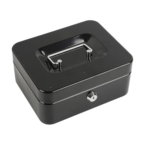 FLCPJGV Aufbewahrungsbox Schmuckkästchen Sparbüchse Metallbox Aus Metall Zum Spielerischen Sparen Lernen Als Andenkenbox für Hochzeiten Und Feste, Schwarz FLCPJGV Aufbewahrungsbox Schmuckkästchen Sparbüchse Metallbox Aus Metall Zum Spielerischen Sparen Lernen Als Andenkenbox für Hochzeiten Und Feste, Schwarz von FLCPJGV