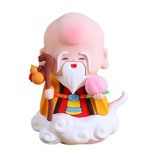 FLCPJGV Chinesische Unsterbliche Figur Als Schreibtischfigur Götterfigur Dekofigur Fengshui Skulptur Eine Lustige Mini Statue Aus Leichtem Weichgummi für Reg, Style G FLCPJGV Chinesische Unsterbliche Figur Als Schreibtischfigur Götterfigur Dekofigur Fengshui Skulptur Eine Lustige Mini Statue Aus Leichtem Weichgummi für Reg, Style G von FLCPJGV