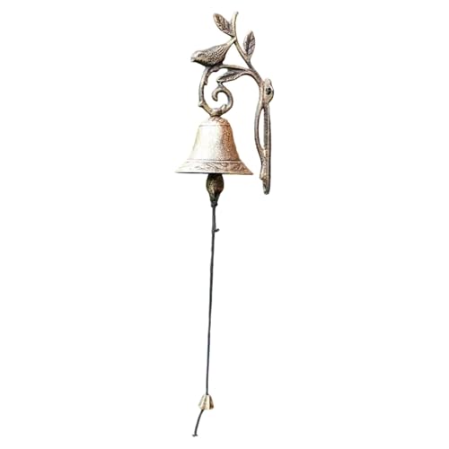 FLCPJGV Dinner Bell Retro Stil Gusseisen Vogel Türklingel für Indoor Outdoor Home FLCPJGV Dinner Bell Retro Stil Gusseisen Vogel Türklingel für Indoor Outdoor Home von FLCPJGV