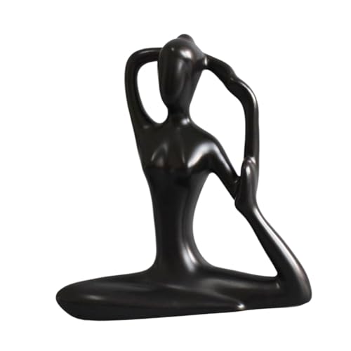 FLCPJGV Figur Abstrakte Skulptur Dekorationsobjekt Tischfigur Als Moderne Keramikdeko mit Feiner Verarbeitung für Die Dekoration von Wohnzimmer Schlafzi, Style C FLCPJGV Figur Abstrakte Skulptur Dekorationsobjekt Tischfigur Als Moderne Keramikdeko mit Feiner Verarbeitung für Die Dekoration von Wohnzimmer Schlafzi, Style C von FLCPJGV