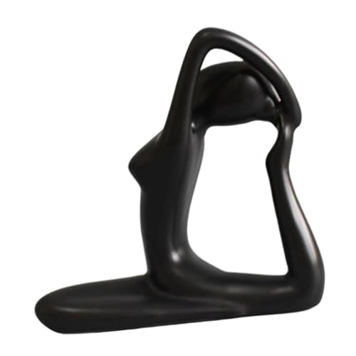 FLCPJGV Figur Abstrakte Skulptur Dekorationsobjekt Tischfigur Als Moderne Keramikdeko mit Feiner Verarbeitung für Die Dekoration von Wohnzimmer Schlafzi, Style D FLCPJGV Figur Abstrakte Skulptur Dekorationsobjekt Tischfigur Als Moderne Keramikdeko mit Feiner Verarbeitung für Die Dekoration von Wohnzimmer Schlafzi, Style D von FLCPJGV
