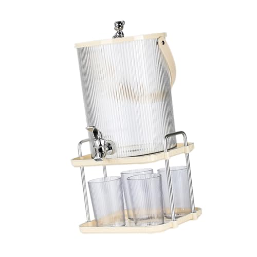 FLCPJGV Getränkespender für Kalte Getränke mit Stand, 5.0 Liter von FLCPJGV
