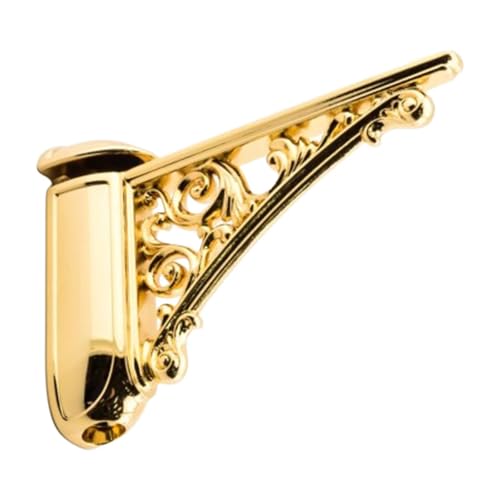FLCPJGV Halterung für Glasregale, Wandmontage, anpassbar für Wohnzimmer und Zuhause, Gold von FLCPJGV