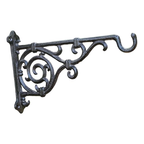 FLCPJGV Pflanzenhaken Und Eisenhaken EIN Strapazierfähiger Pflanzenhalter Und Wandhaken Im Europäischen Stil Aus Gusseisen für Zäune Bäume Und Innenwände, 31.3 cm X 20 cm FLCPJGV Pflanzenhaken Und Eisenhaken EIN Strapazierfähiger Pflanzenhalter Und Wandhaken Im Europäischen Stil Aus Gusseisen für Zäune Bäume Und Innenwände, 31.3 cm X 20 cm von FLCPJGV