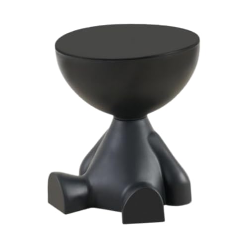 FLCPJGV Sofa Beistelltisch mit Kleiner Figur und Kunstwerk, Schwarz FLCPJGV Sofa Beistelltisch mit Kleiner Figur und Kunstwerk, Schwarz von FLCPJGV