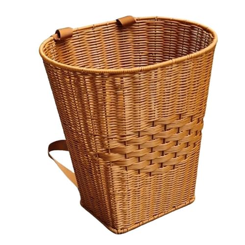 FLCPJGV Teeblätter Pflückkorb mit Schultergurten Tragbarer Picknickkorb Im Retro Stil von FLCPJGV