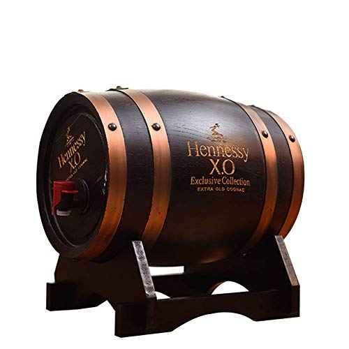 Eichenfass, 5L Holzfass Weinfass, Whiskyfass Schnapsfass, Eichenweinfass Anzug für Whiskey Bourbon Tequila Eichenfass, 5L Holzfass Weinfass, Whiskyfass Schnapsfass, Eichenweinfass Anzug für Whiskey Bourbon Tequila von FLEAGE