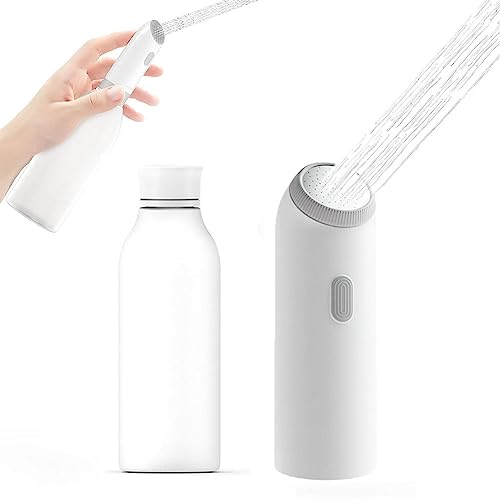 Tragbares Bidet, wiederaufladbares USB-Reise-Bidet-Sprühgerät mit 4 Modi, elektrisches Mini-Hand-Bidet für die hygienische Reinigung von Frauen und Männern, mit 400 ml großer Flasche Gray von FLEAGE