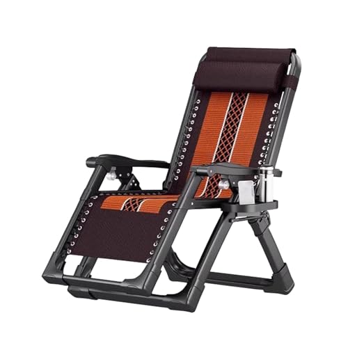 FLEPYHB Ergonomische Zero-Gravity-Stühle, Klappbarer Outdoor-Terrassensessel mit Kopfstütze und Getränkehalter, Tragbare Pool-Strandliege für Pool, Strand, Hof FLEPYHB Ergonomische Zero-Gravity-Stühle, Klappbarer Outdoor-Terrassensessel mit Kopfstütze und Getränkehalter, Tragbare Pool-Strandliege für Pool, Strand, Hof von FLEPYHB