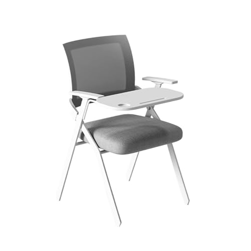 FLEPYHB Ergonomischer Schülerstuhl Mit Integriertem Schreibtisch, Klappbarer Computer-Schreibtischstuhl, Netz-Besucherstühle Für Büro, Schule, Schulung, Konferenz, Wartezimmer FLEPYHB Ergonomischer Schülerstuhl Mit Integriertem Schreibtisch, Klappbarer Computer-Schreibtischstuhl, Netz-Besucherstühle Für Büro, Schule, Schulung, Konferenz, Wartezimmer von FLEPYHB