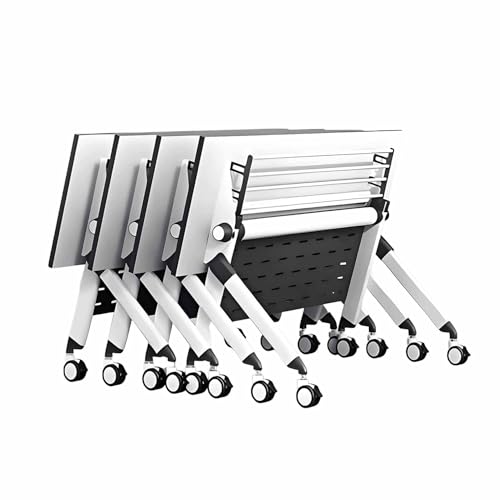 FLEPYHB Flip-Top-Schulungstisch, Schnell Klappbarer Konferenztisch mit Feststellrädern, Platzsparender Mobiler Arbeitstisch für Büro, Seminar und Zusammenarbeit FLEPYHB Flip-Top-Schulungstisch, Schnell Klappbarer Konferenztisch mit Feststellrädern, Platzsparender Mobiler Arbeitstisch für Büro, Seminar und Zusammenarbeit von FLEPYHB