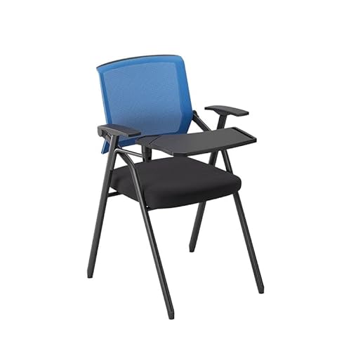 FLEPYHB Klappbarer Computer-Schreibtischstuhl, Stapelbarer Gepolsterter Sitz Für Büro, Empfang Und Gäste Mit Schreibplatte Und Armlehnen, Netz-Besucherstühle Für Konferenzräume Und Besprechungen FLEPYHB Klappbarer Computer-Schreibtischstuhl, Stapelbarer Gepolsterter Sitz Für Büro, Empfang Und Gäste Mit Schreibplatte Und Armlehnen, Netz-Besucherstühle Für Konferenzräume Und Besprechungen von FLEPYHB