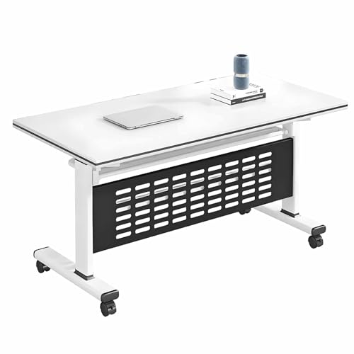 FLEPYHB Kompakter Flip-Top-Konferenztisch, Robuster Modularer Besprechungstisch mit Feststellbaren Rollen, Vielseitig Anschließbarer Schulungstisch für Arbeit, Schulung und Zusammenarbeit FLEPYHB Kompakter Flip-Top-Konferenztisch, Robuster Modularer Besprechungstisch mit Feststellbaren Rollen, Vielseitig Anschließbarer Schulungstisch für Arbeit, Schulung und Zusammenarbeit von FLEPYHB