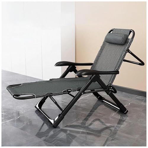 FLEPYHB Patio Zero Gravity Lounge Chair, Verstellbarer Klappbarer Loungesessel mit Kopfstütze, Verstellbare Campingstühle Relaxsessel für Pool, Terrasse, Strand, Hof FLEPYHB Patio Zero Gravity Lounge Chair, Verstellbarer Klappbarer Loungesessel mit Kopfstütze, Verstellbare Campingstühle Relaxsessel für Pool, Terrasse, Strand, Hof von FLEPYHB