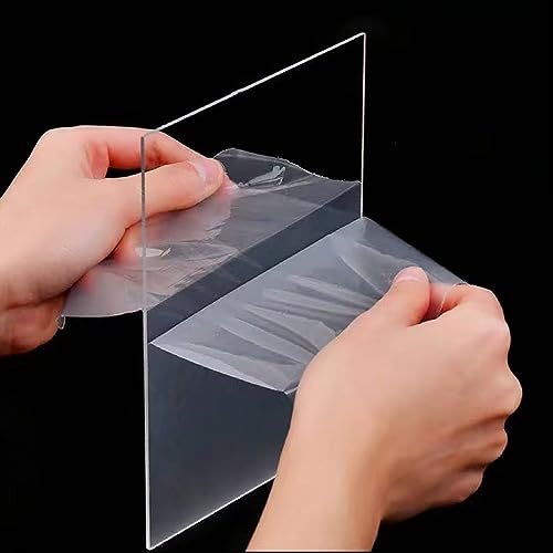 FLEPYHB Polycarbonat-Dachplatten, Transparente Acryl-Kunststoffplatte, Polycarbonatplatte, Transparente PC-Ausdauerplatte, Dachersatzplatte, UV-Beständig, für Gewächshaus, Fenster, Rahmen, DIY-Displ von FLEPYHB