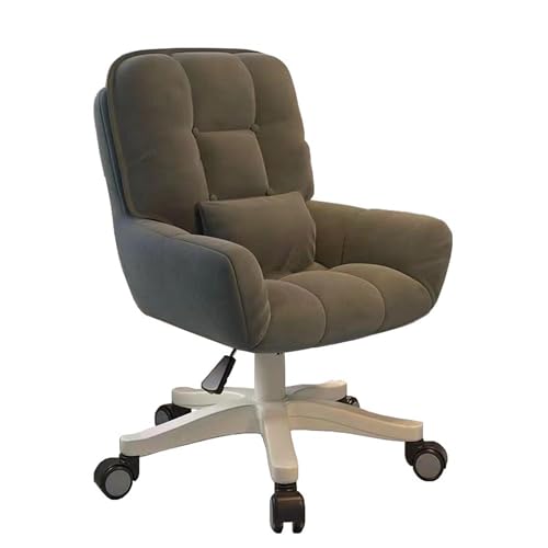 FLEPYHB Schreibtischstuhl für Das Homeoffice, 360° Drehbarer Computersessel, Ergonomischer Bürostuhl mit Doppelter Rückenlehne und Lendenwirbelstütze, Höhenverstellbarer Schreibtischstuhl von FLEPYHB
