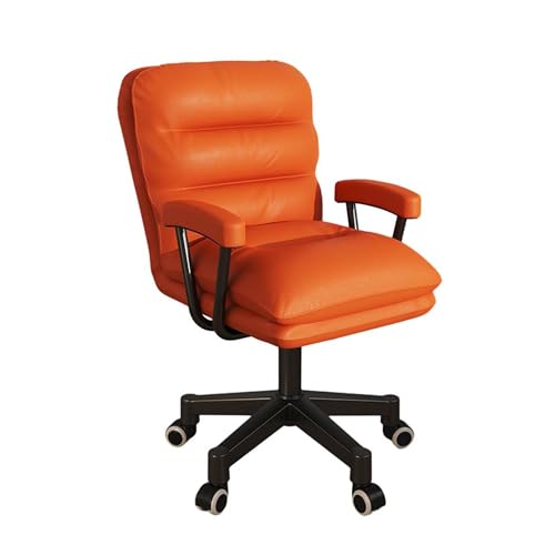 FLEPYHB Schreibtischstuhl für Das Homeoffice, 360° Drehbarer Computerstuhl, Moderner Bequemer Schreibtischstuhl für Das Homeoffice mit Rückenlehne und Armlehne, Höhenverstellbarer Schminkstuhl von FLEPYHB
