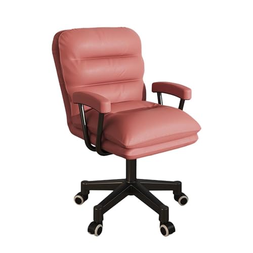 FLEPYHB Schreibtischstuhl für Das Homeoffice, 360° Drehbarer Computerstuhl, Moderner Bequemer Schreibtischstuhl für Das Homeoffice mit Rückenlehne und Armlehne, Höhenverstellbarer Schminkstuhl von FLEPYHB