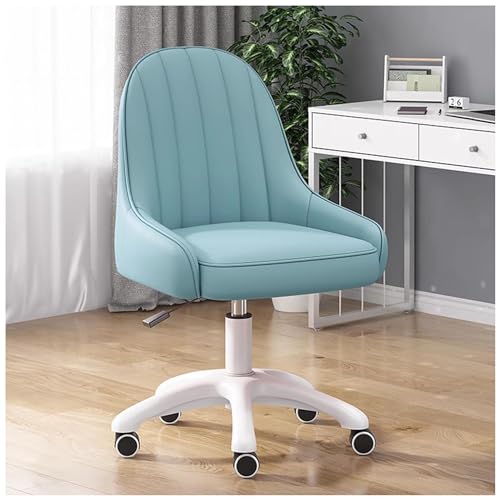 FLEPYHB Schreibtischstuhl für Das Homeoffice, Ergonomischer Stuhl mit 360°-Drehfunktion, Höhenverstellbarer Gepolsterter Homeoffice-Stuhl mit Rollen und Bequemer Rückenlehne, Moderner Computerstuhl von FLEPYHB