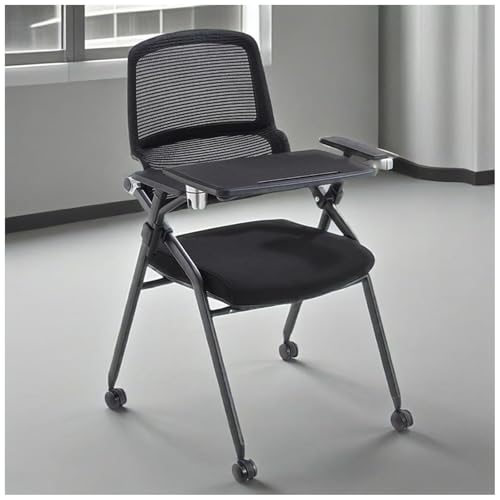 FLEPYHB Schülerstuhl Mit Integriertem Schreibtisch, Klappbarer Und Stapelbarer Empfangsstuhl Für Büros, Ergonomischer Tischstuhl Für Büros, Schulen, Schulungen, Konferenzen Und Warteräume FLEPYHB Schülerstuhl Mit Integriertem Schreibtisch, Klappbarer Und Stapelbarer Empfangsstuhl Für Büros, Ergonomischer Tischstuhl Für Büros, Schulen, Schulungen, Konferenzen Und Warteräume von FLEPYHB