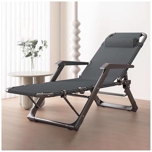 FLEPYHB Schwerelosigkeitsstühle mit Kopfstütze, Verstellbarer Klappbarer Loungesessel für Den Außenbereich, Tragbare Lounge-Liegestühle mit Rasen für Pool, Terrasse, Strand, Hof von FLEPYHB