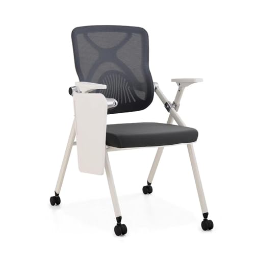 FLEPYHB Studentenstuhl Mit Integriertem Schreibtisch, Ergonomische Mesh-Besucherstühle Mit Rollen, Gepolsterte Bürostühle Und Empfangsstühle Für Zuhause, Schule, Partys FLEPYHB Studentenstuhl Mit Integriertem Schreibtisch, Ergonomische Mesh-Besucherstühle Mit Rollen, Gepolsterte Bürostühle Und Empfangsstühle Für Zuhause, Schule, Partys von FLEPYHB